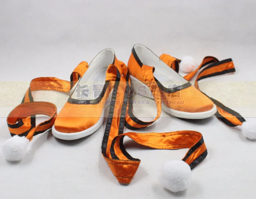 

Tekken Ling Xiaoyu Cosplay Yellow / Red Shoes