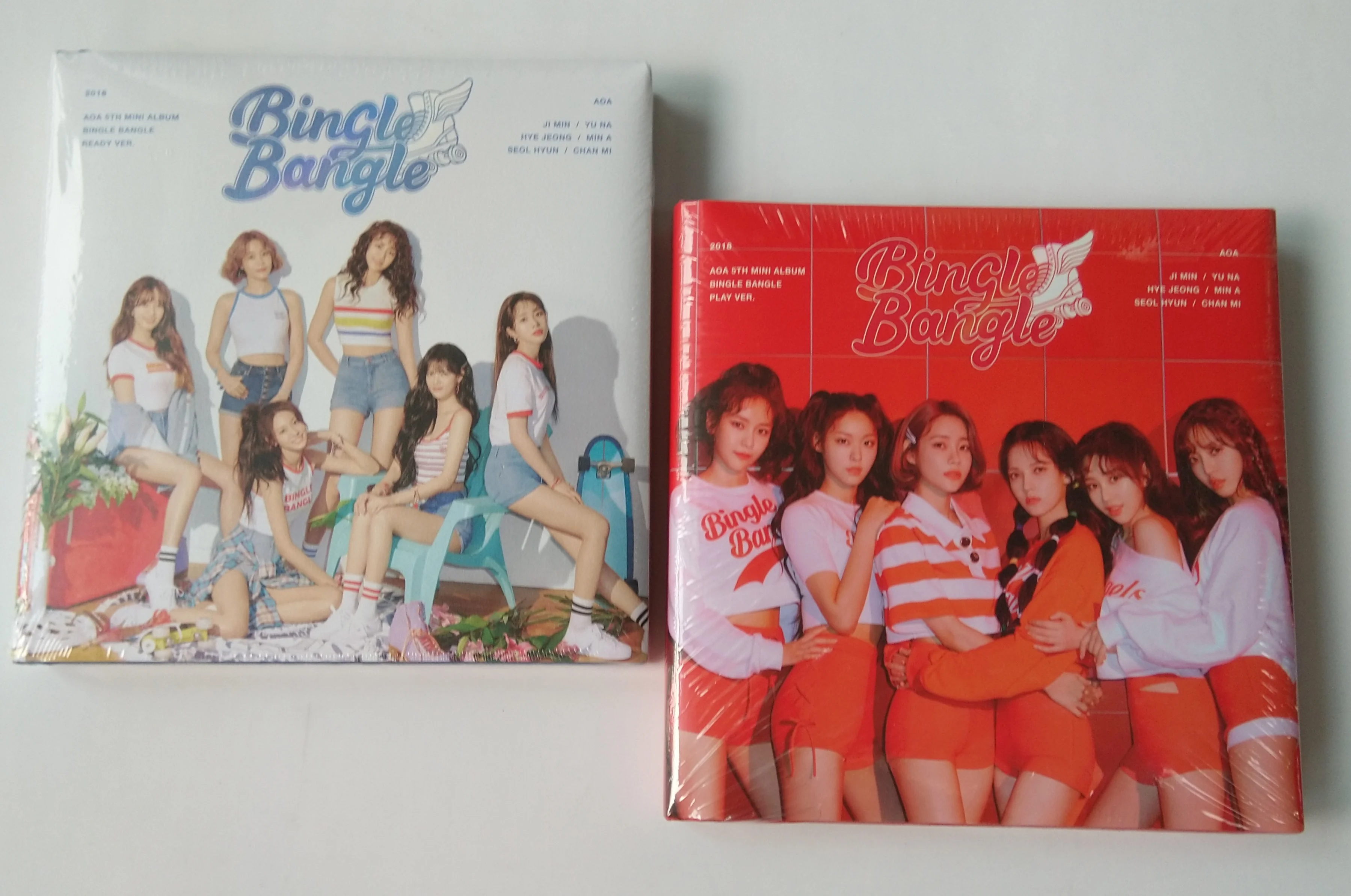 [MYKPOP]~ 100% Официальный оригинал ~ AOA MINI #5 BINGLE набор альбомов с браслетом CD