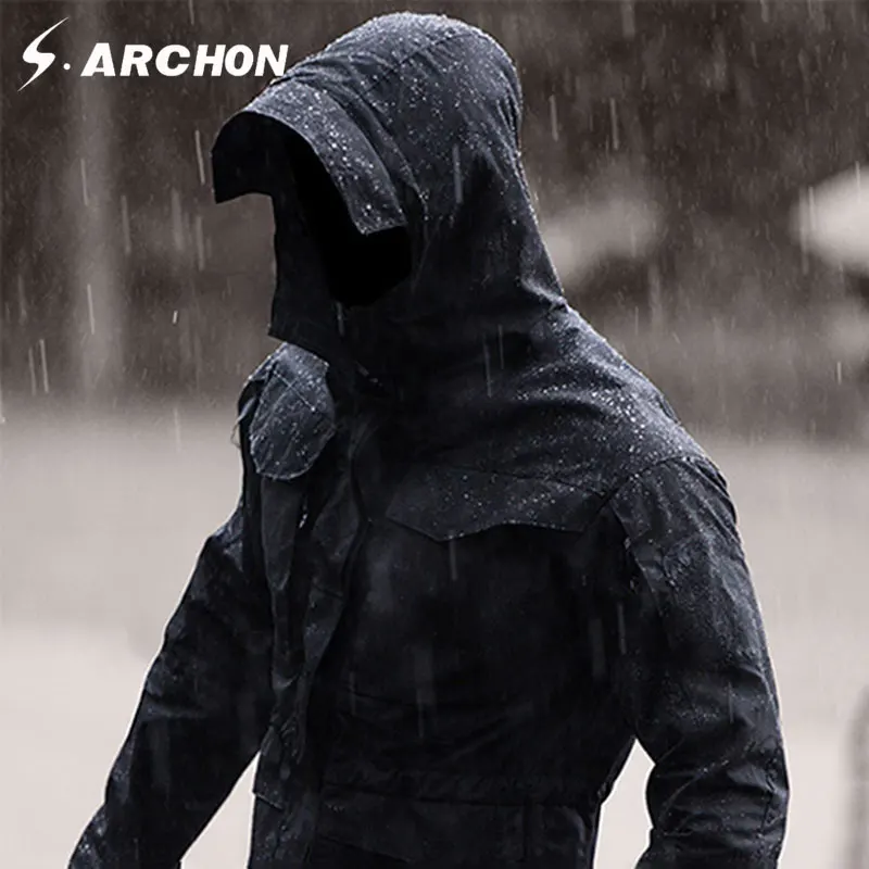 S Archon M65 Army Clothes Tactical Windbreaker Men Winter Autumn Jacket Waterproof Wearproof Windproof Breathable Fishing