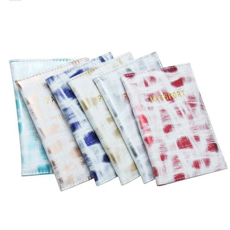 

Korean Version Colorful Printing PU Leather Travel Passport Holder Fashion Passport Cover Credit Card ID Bag With Traveling