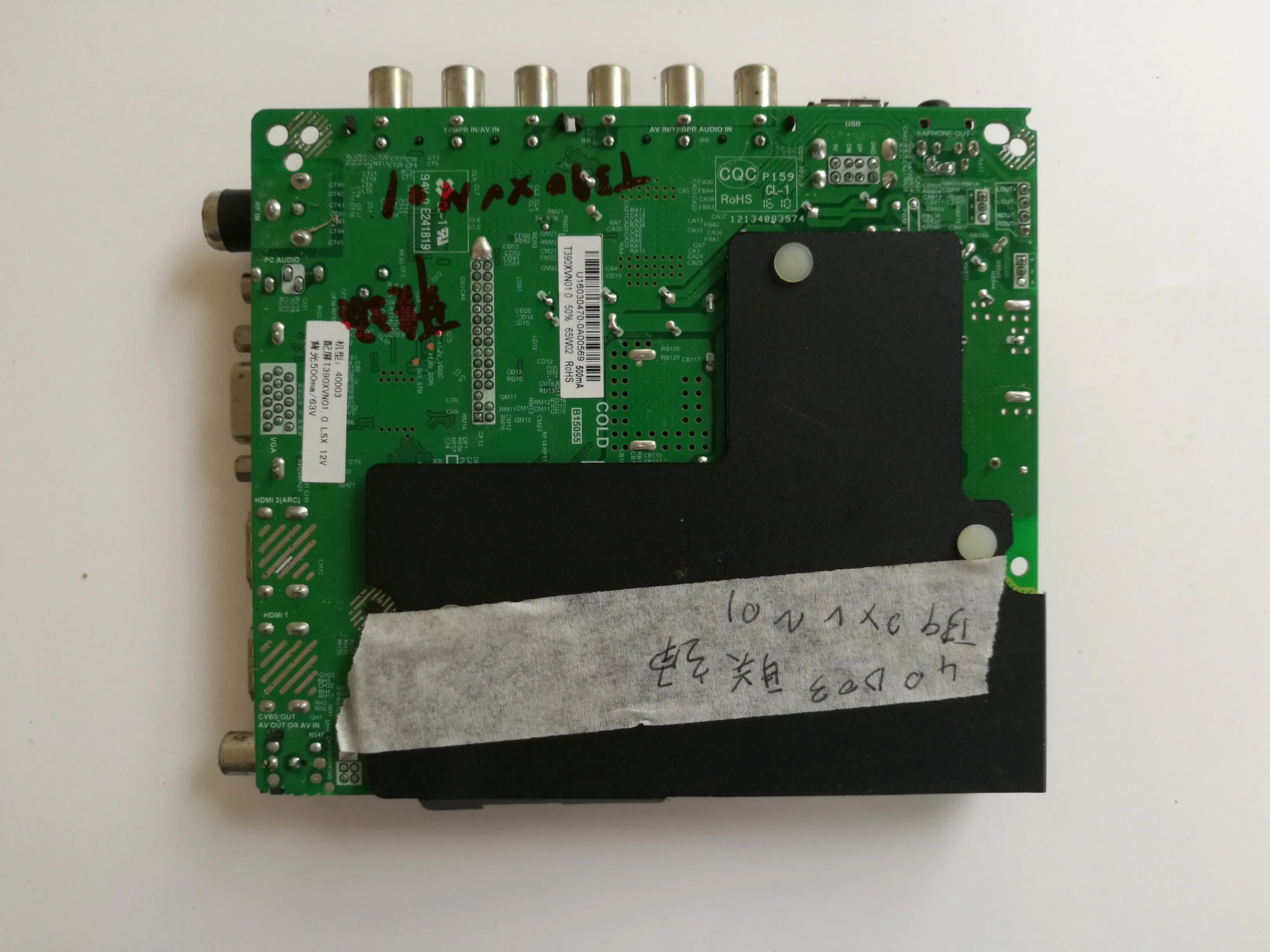 Материнская плата печатная постоянного тока 40D03 Unicom TP.VST59S.PB801 экран T390XVN01|Печатные