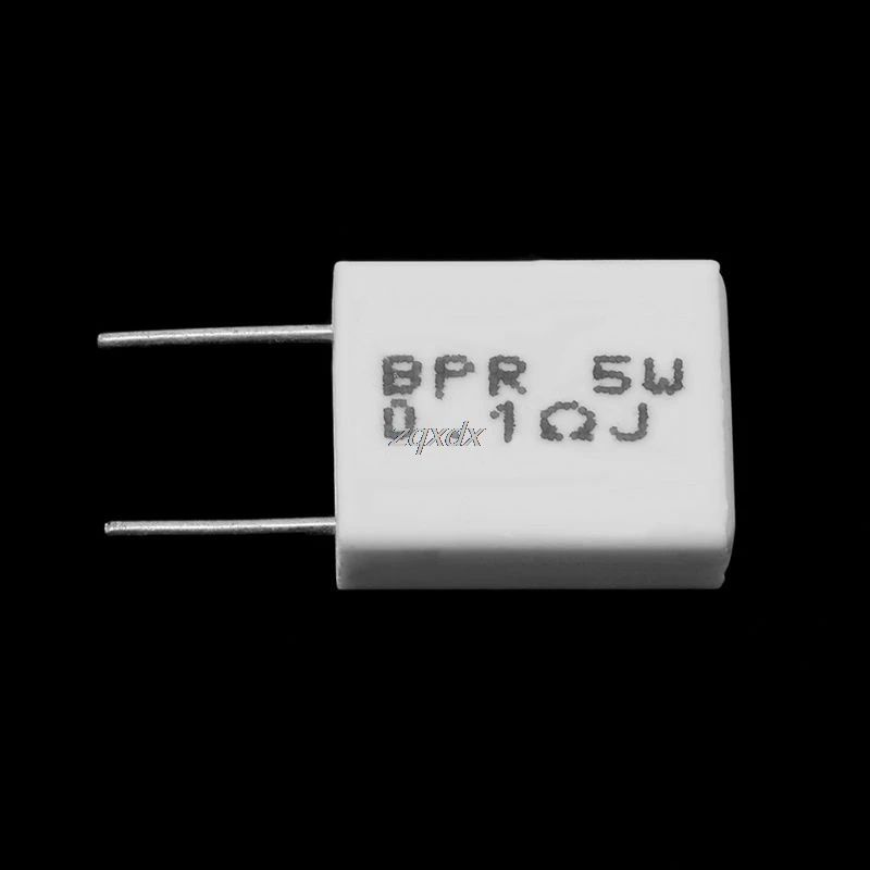 10 шт. 0,33/0,1/0.22R Ом 5 Вт 5% цементный резистор неиндуктивный резистор BPR56 R09 и Прямая поставка