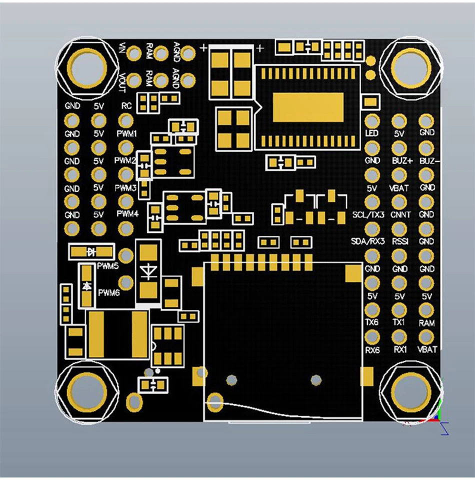 F4 V3 Pro плата контроллера полета Betaflight встроенный барометр OSD TF слот для FPV квадрокоптера