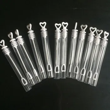 

500pcs Empty Bubble Soap Bottles Tube Blowing Love Bubbles for Wedding Birthday Party Decoration