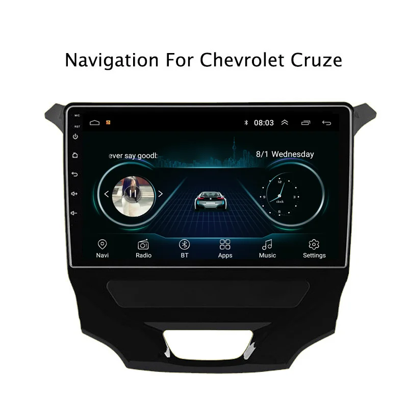 Best 9" 2.5D IPS Android 8.1 Car DVD GPS Player For Chevrolet Cruze Car Radio Stereo Head Unit with Navigation 1