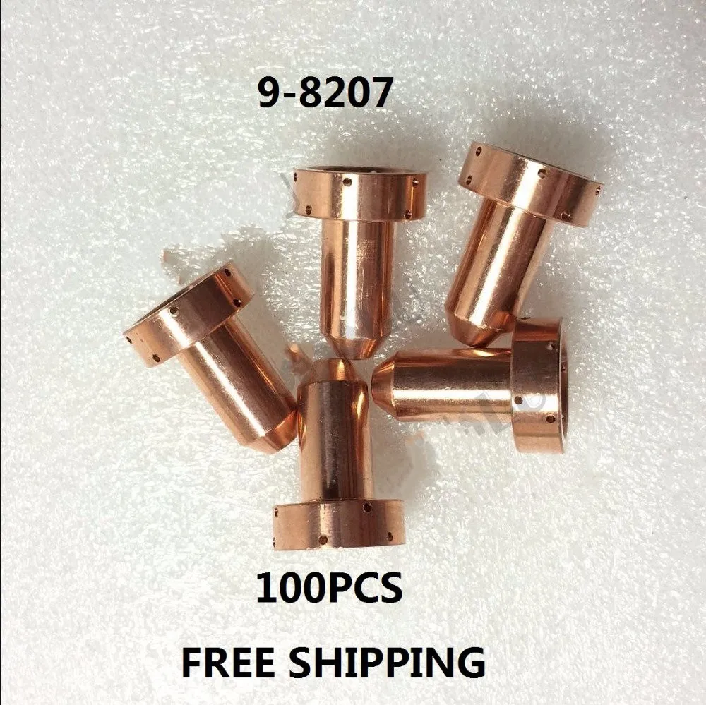 100PCS-9-8207-40A-Drag-Tip-Plasma-Torch-Nozzle-Tip-for-Thermal-Dainemics-Cutting-Torch-SL60