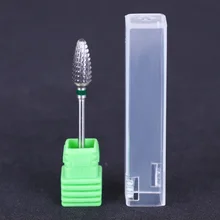 Электрическая Пуля для ногтей сверло 2,35 мм сталь зеленый сменные инструменты для шлифовки ногтей фреза для электрического маникюра пилки для ногтей