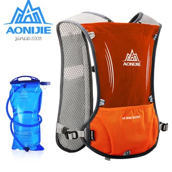 

AONIJIE 5L Men Women Running Backpack Outdoor Sports Trail Racing Marathon Hiking Fitness Bag Hydration Vest Pack 600ml Kettle