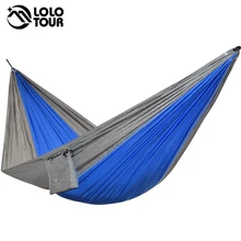 Портативный гамак с парашютом для одного человека, качающийся в помещении, на открытом воздухе, для отдыха, кемпинга, подвесная кровать, для сада, hamak, спальная, hamac, hamaca, 230*90 см