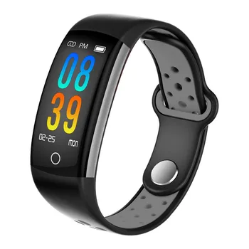 Two-tone Colorful Screen Display Smart Bracelet Sports Fitness Tracker Heart Rate Blood Pressure Smart Watches Mens Woman Band