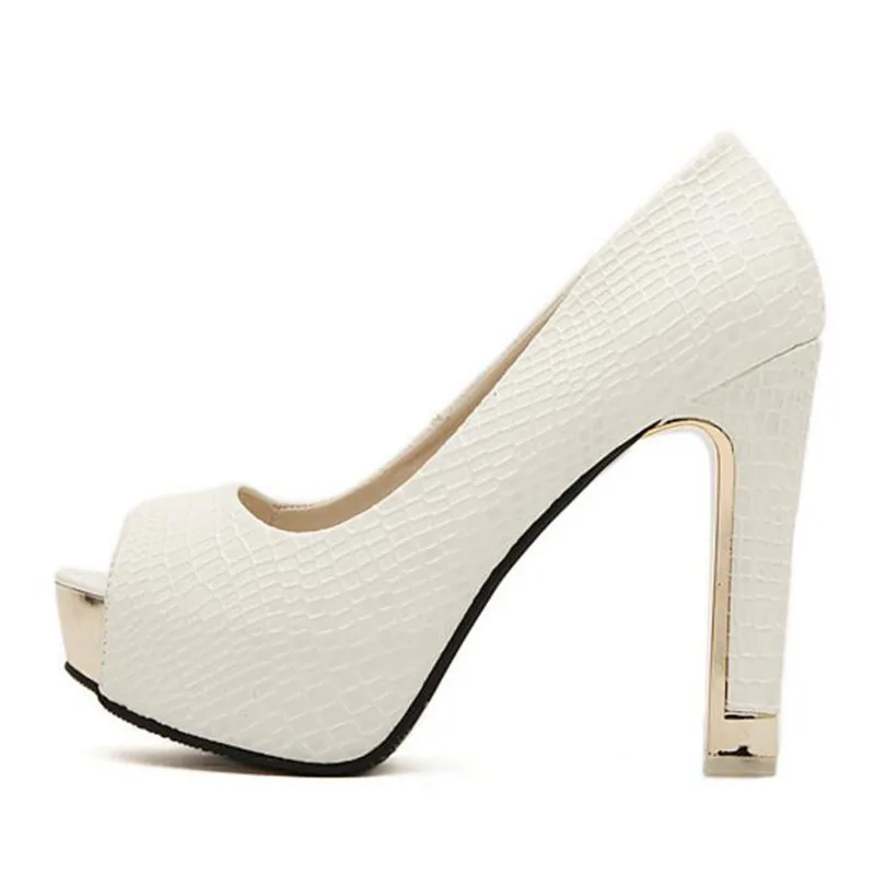 LIN KING Fashion Slip On Women Pumps Platform High Heels Shoes Lady Peep Toe Square Heel Dress Shoes Sexy Wedding Bridal Shoes LIN KING Fashion Slip On Women Pumps Platform High Heels Shoes Lady Peep Toe Square Heel Dress Shoes Sexy Wedding Bridal Shoes