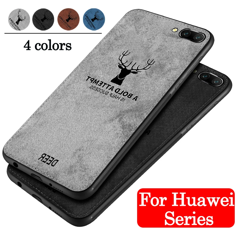 

Case On honor 9 10 light Silicone Cloth For Huawei P20 Pro lite Fabric Soft edge Back For hauwei huavei phone Cover Coque