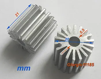 

5 pcs Mini size 1W Watt LED Aluminium Heatsink long Round