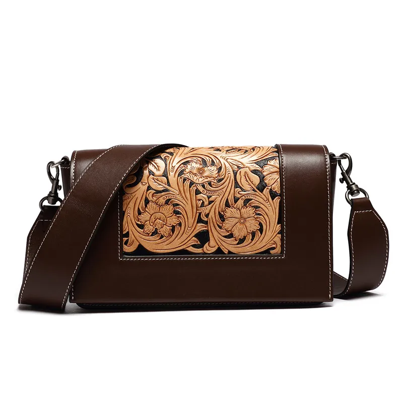 

chinese vintage handmade carve flower shoulder bags for women 2017 luxury handbags designer crossbody bags female handbag