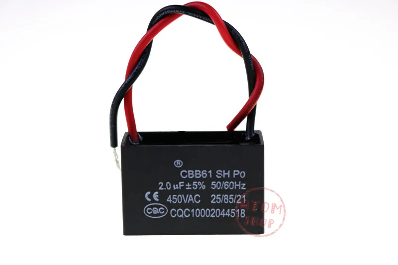 

CBB61 Metallized Capacitor for Motor Start-up Ceiling Fan 500VAC 2uF