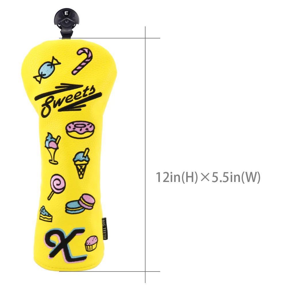 6003524 BIG TEETH golf fairway cover yellow (3)