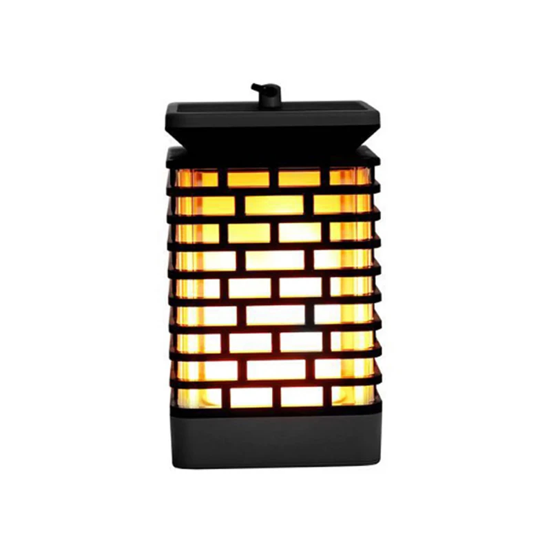 Solar Light Outdoors Solar Lights Flicking Flame Lantern Lamp Light Solar Powered LED Waterproof Hanging Light for garden yard pathway (9)