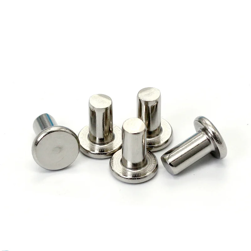 M3x(25 30 35 40 45 50mm Length) Stainless steel rivets flat head solid