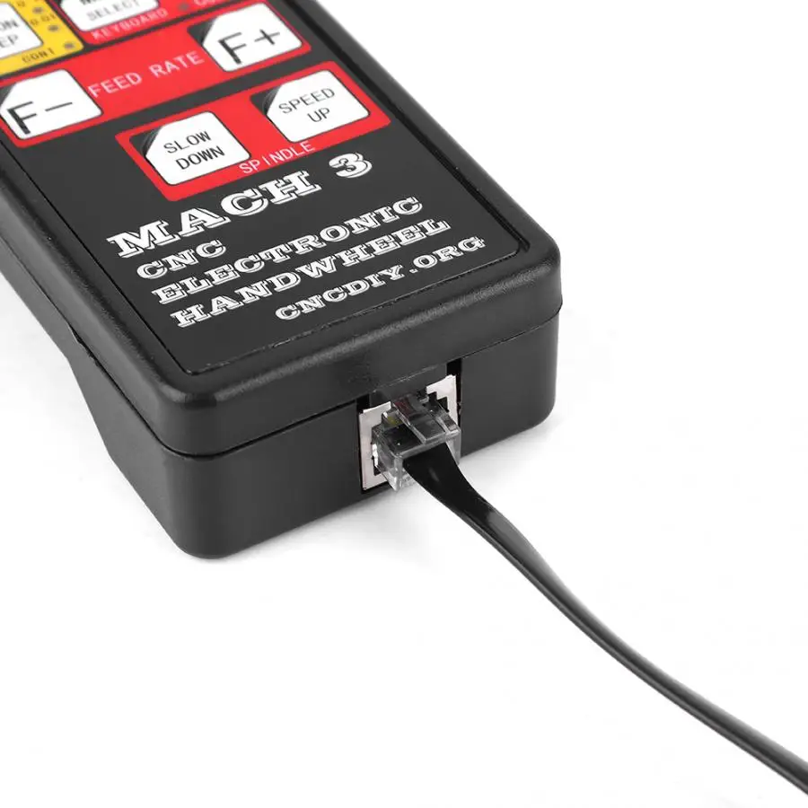 Volante electr/ónico controlador manual del volante USB Mach3 para m/áquina de grabado CNC con codificador