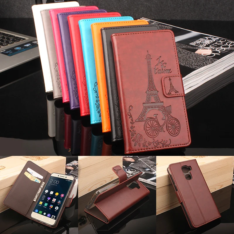 

Luxury Leather Case Cover for Letv Pro 3/X720 Flip Book Retro Phone Cases with Wallet Stand Card 3D Printed Eiffel Tower