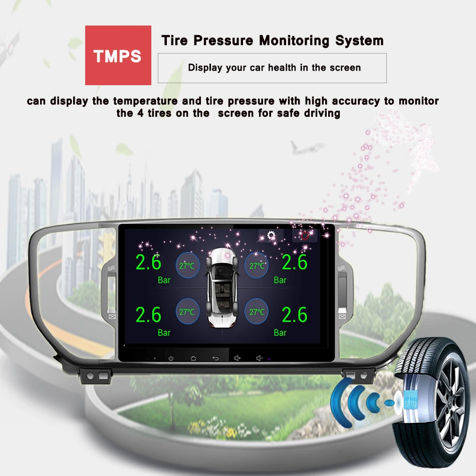 Flash Deal Android 9.0 4GB 1024x600 Car DVD GPS for Kia Sportage 2016 2017 Head Unit GPS Tape Recorder with Stereo Radio Steering wheel Map 5
