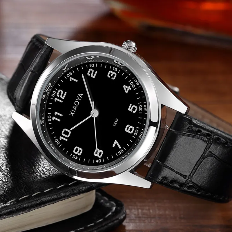 

Black Watch Original luxury Men's Watches Soft Cortex Stainless Steel Quartz Wristwatch Fashion Casual Watches reloj hombre