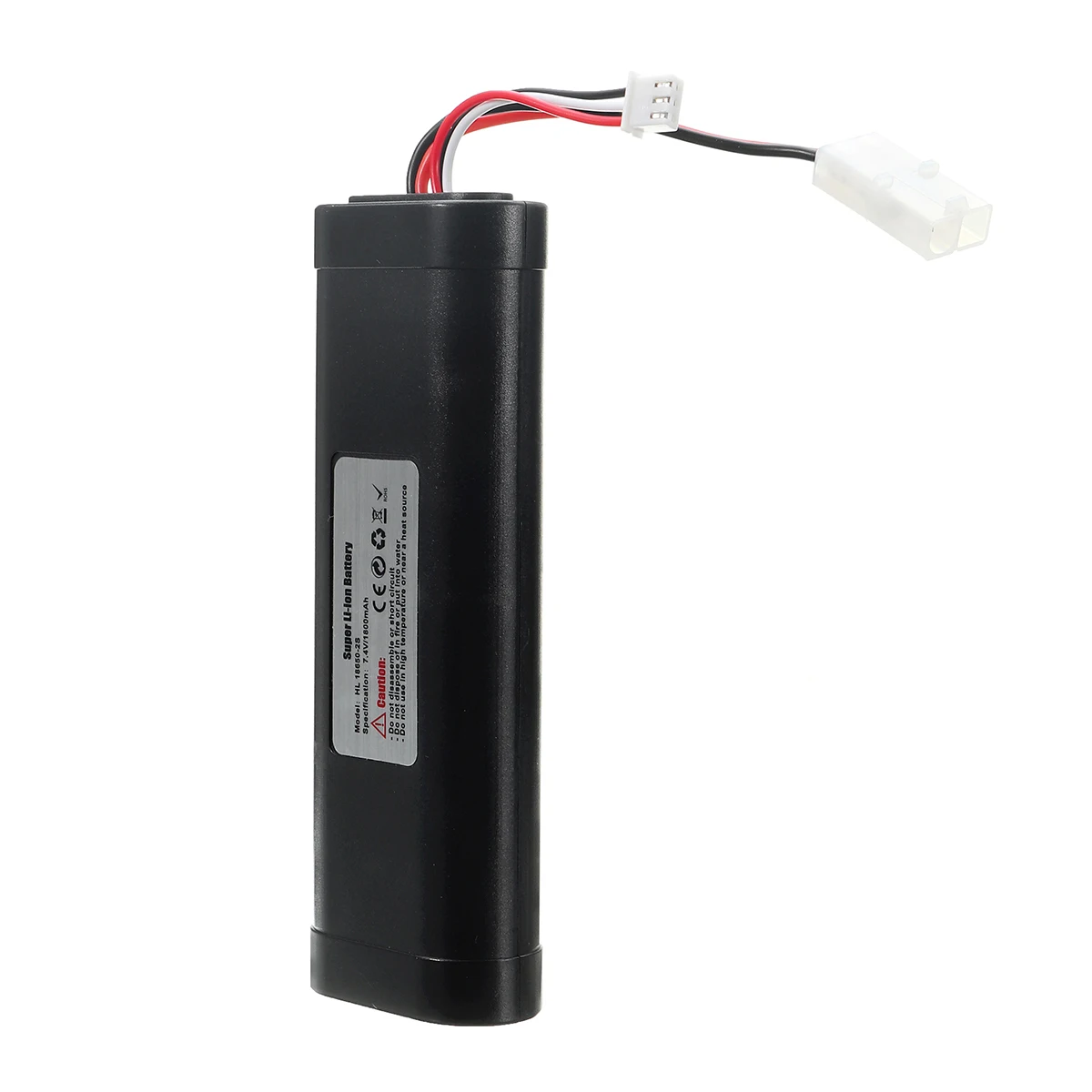 7.4V 1800mAh HL-18650-2S Li-PO Battery for Heng Long RC HL3818-1 3889-1 3809 1:16 tank toy Upgrade large capacity L6.2-2P
