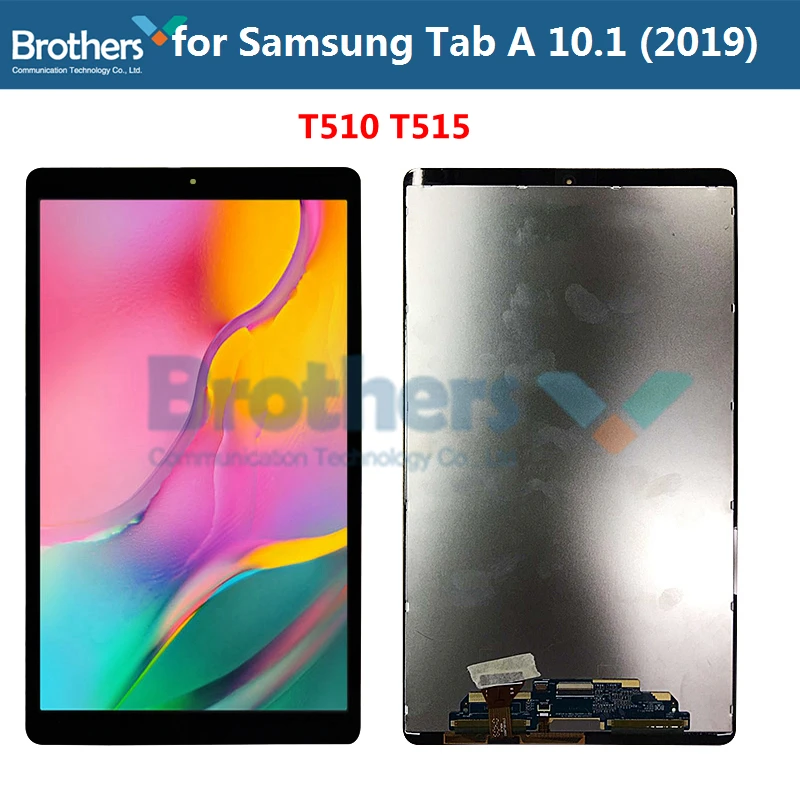 Планшет ЖК-экран для samsung Galaxy Tab A 10,1 ЖК-дисплей в сборе для SM-T510 T515 сенсорный экран дигитайзер тест