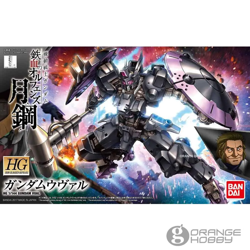

OHS Bandai HG Iron-Blooded Orphans 037 1/144 Gundam Vual Mobile Suit Assembly plastic Model Kits oh