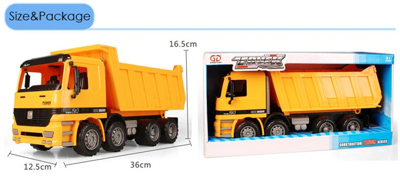 Brinquedos do Carro Máquinas de Grande Porte para Caçoa o Presente com Caixa Criativo Crianças Emulational Inercial Caminhão Móvel 2019 1: 64 4 2019 Criativo 1: 64 crianças Emulational Inercial