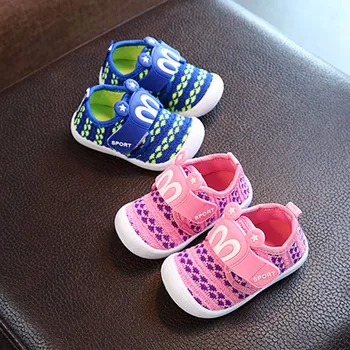 

2019NewBrand New Toddler Baby Cartoon Star Rabbit Ears Squeaky Single Shoes Soft Sole Crib Shoes Spring Autumn First walkers