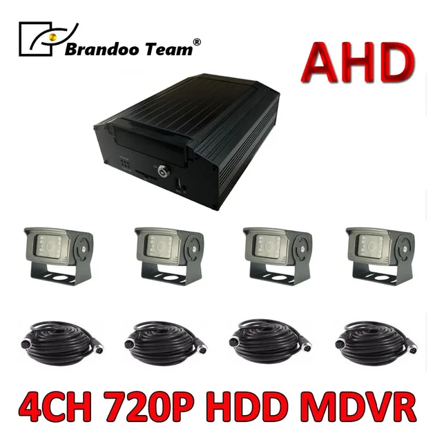 Best Offers AHD Mobile Car Dvr Kits Free Shipping HDD Video Recorder +4Pcs 720P Car Camera Mdvr For Bus Forklift Taxi Best Offers AHD Mobile Car Dvr Kits Free Shipping HDD Video Recorder +4Pcs 720P Car Camera Mdvr For Bus Forklift Taxi
