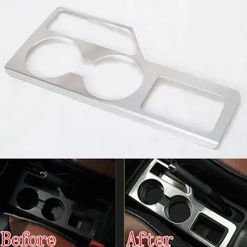 

Car Inner Water Cup Holder Panel Cover Steel Frame Fit For Jeep Compass Patriot 2011-15 Car-Styling Auto Accessories Car Covers