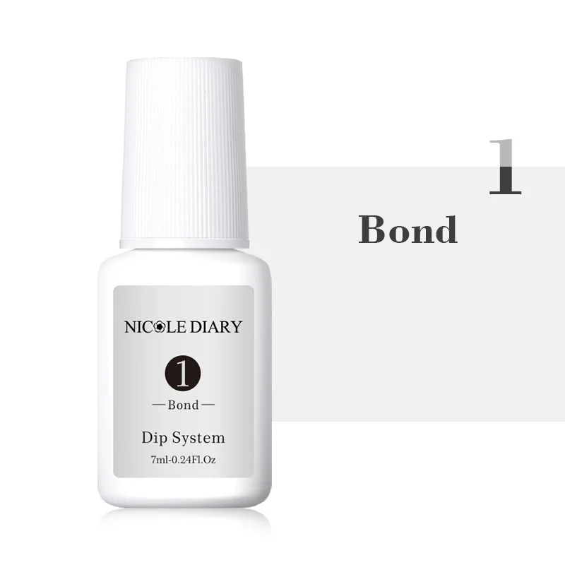 Светильник NICOLE DIARY, чувствительная пудра для ногтей с блестками, блестящий хлопья, Dip аксессуары, пудра для украшения ногтей, 10 г - Цвет: Bond