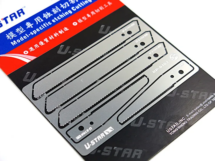 U STAR UA 80102/UP 0102 Photo etched Cutting Tool Saw & Scriber Set 1