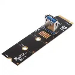 M.2 Ngff к Usb3.0 Pci-E Riser Card M2 слот удлинитель адаптер для Btc/Eth майнинга