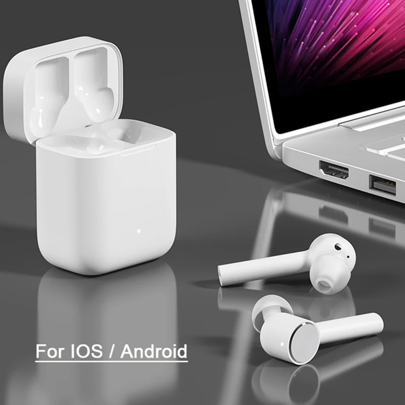  In Stock Xiaomi Airdots Pro Mi Air Bluetooth Earphone Tws ANC Switch ENC HD Auto Pause Tap Control 