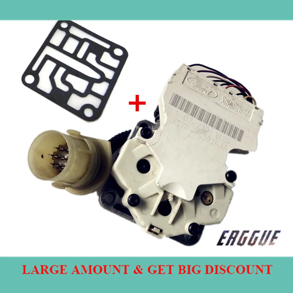 

OEM F6RZ7G391A Transmission Solenoid W/Gasket F6RZ-7G391-A XS7P-7G391-AA for Ford CD4E 1994-UP 4-Speed Contour Mystique Probe