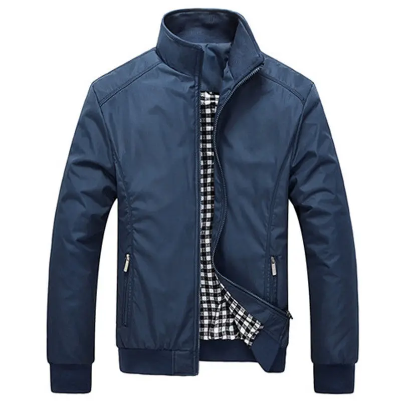 

Kalebo New Hot Men's Slim Collar Jackets Fashion Jacket Tops Casual Coat Outwear