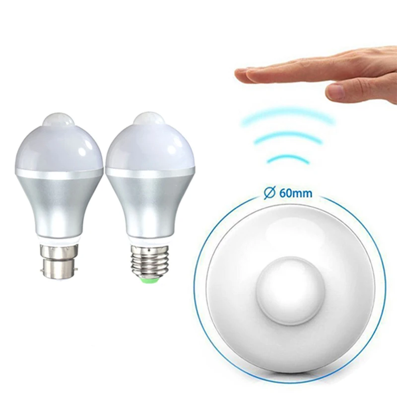 

Litwod LED Lamp E27 5w 7w 9w pure light control sensor bulb light Power Induction Ball bulb white light& warm white