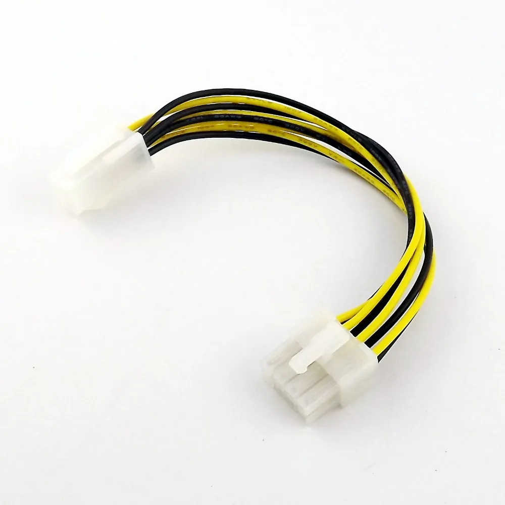 

1x7-дюймовый переходник ATX 12 в источник питания ЦП 4-контактный штекер на 8-контактный разъем, кабель для ПК, компьютера