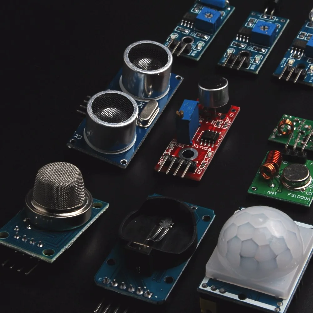 Комплект сенсорного модуля 16 типов сенсора для Arduino Raspberry Pi|sensors for arduino|sensor modulesensor