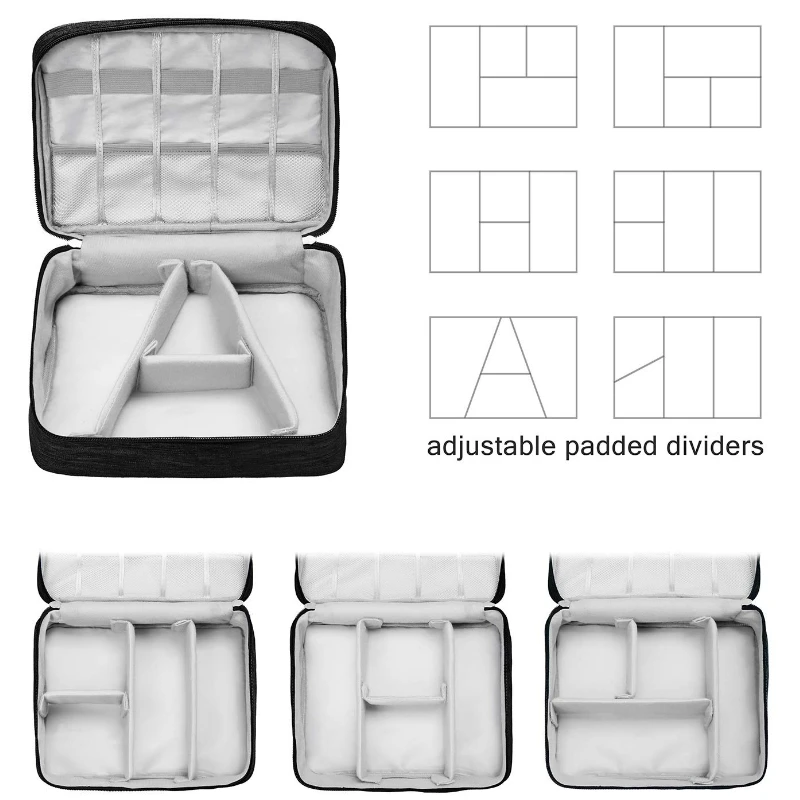 Digital Storage Bag Cable Organizer Hard Disk Bag Power Bank Bags Switch Mobile Speaker Bag U Disk Waterproof Organizer Case