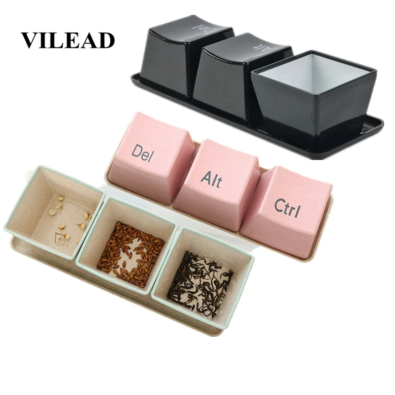 

VILEAD Plastic 3pc/Set Keyboard Shape Coffee Mug Novelty Tea Cup Drink Water Cup Breakfast Milk Mugs Coffee Office Computer Mug
