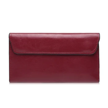

Famous design wallet Cow Leather women's purse vintage women clutch bag and purse mobile phone bag Women's card holder wallet