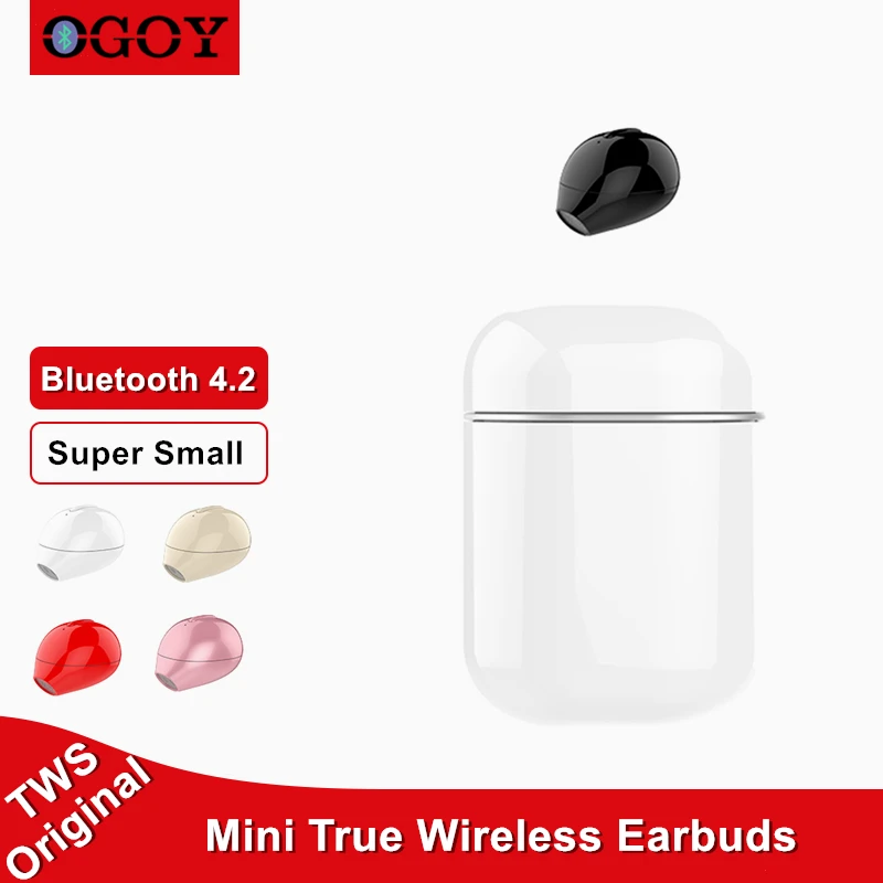 

Super Small Bluetooth Headphone Portable Mini True Wireless Earbuds Earphones for iPhone Xiaomi Airpots Samsung Phone Bluetooth