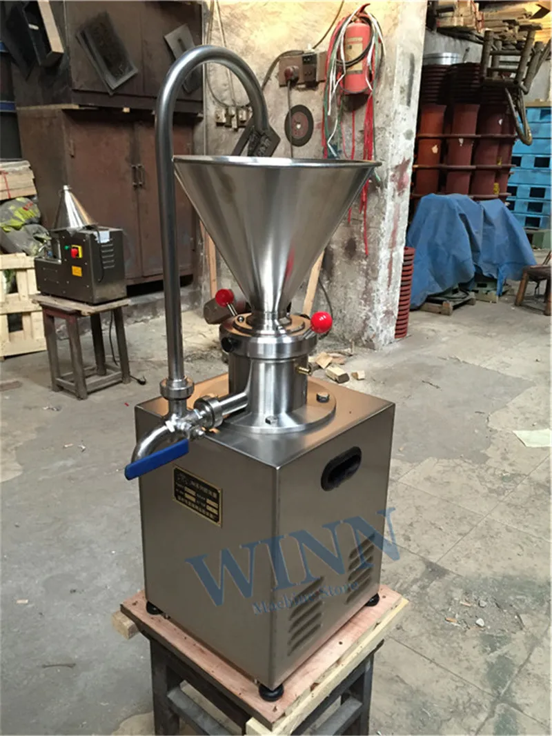 US $500.00 JMC60 Colloid Mill Stainless Steel Refiner for Blueberry Jam Peanut butter Grinding Machine Colloidal mill Machine 110V 220V