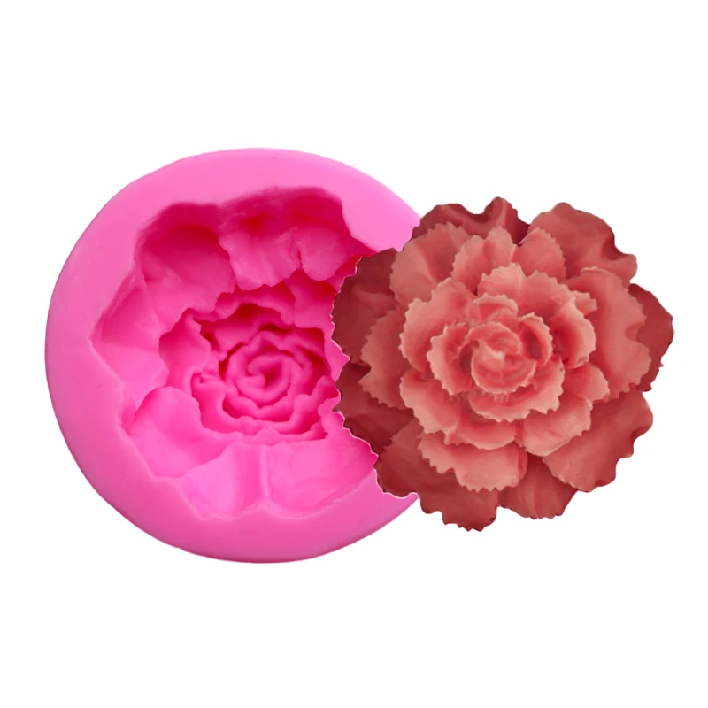 

Carnation Silicone Mold DIY Kitchen Baking Fondue Mother's Day Cake Decoration Artificial Carnations Soap Cocina Mold for soap