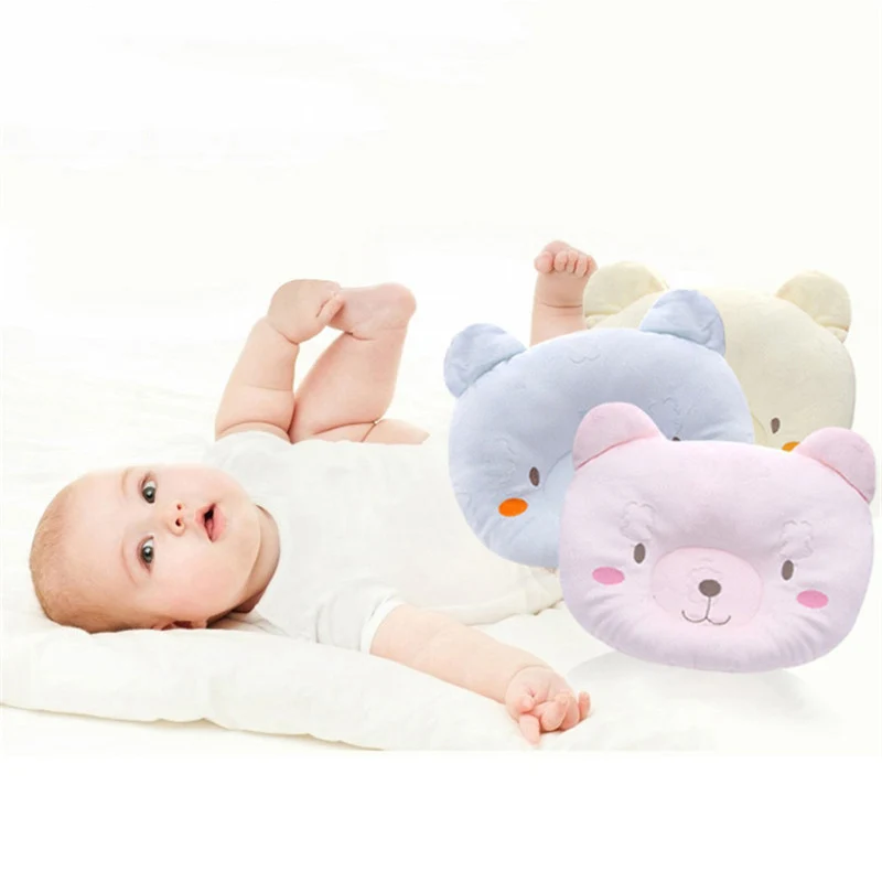 Cotton Newborn Baby Positioner Anti-rollover Pillow Head Shaping Nursing Pillow