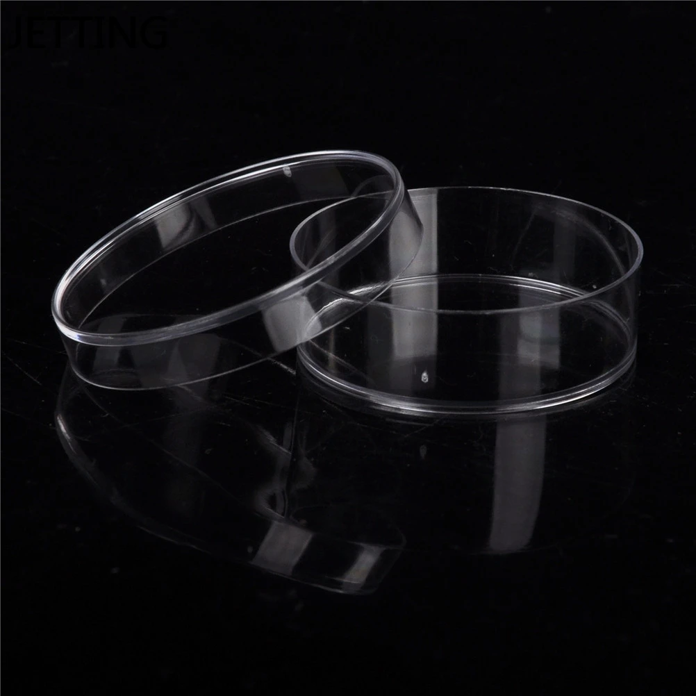 10PCS Practical Sterile Petri Dishes with Lids for Lab Plate Bacterial Yeast Chemical Instrument Supply petri dishes